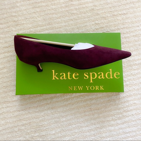 NWT Kate Spade Dale suede pumps - Picture 12 of 14